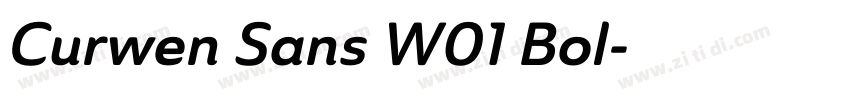 Curwen Sans W01 Bol字体转换